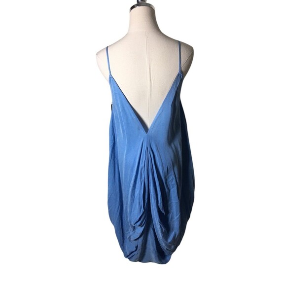 Amber Sakai Dress Women's Size 4 Blue Sleeveless Midi - Picture 2 of 7